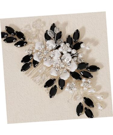 FRCOLOR Bridesmaid Hair Accessories pearl flower comb Wedding hair comb Crystal hair decor wedding hair hair decor for wedding Hair fork rhinestones flower arrangement bridesmaid Bride - Buy Online on GoSupps.com