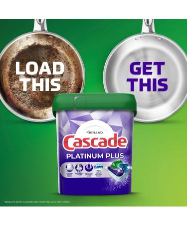 PURPUR Cloth & Cascade Platinum Plus ActionPacs Dishwasher Detergent Pods - Fresh Scent (81 Ct) | International Shipping Available - Buy Online on GoSupps.com
