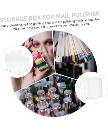 POPETPOP 3 Pcs 13 Storage Rack Drill Bits Holder Mailbox Bracket Nail Printer Machine Holder Nail Grinding Head Manicure Bit Display Stand Portable Polisher Nail Drill Plastic 10.3x9.7cmx3pcs As Shownx3pcs - Buy Online on GoSupps.com