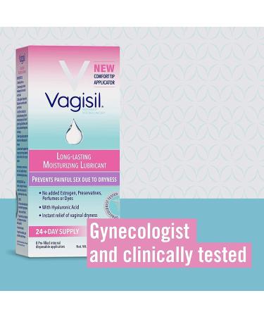 Vagisil Prohydrate Internal Vaginal Moisturizer Gel & Lubricant for Women - Gynecologist Tested - 8 Count - Buy Online on GoSupps.com