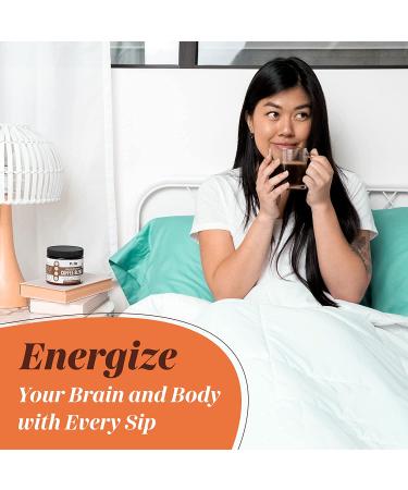 Organic Mushroom Coffee (60 Servings) with 7 Superfood Mushrooms - Colombian Instant Coffee with Lion's Mane, Reishi, Chaga, Cordyceps, Shiitake, Maitake, Turkey Tail - Buy Online on GoSupps.com