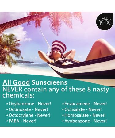 All Good Sport Mineral Sunscreen Lotion SPF 30+ - Reef Safe, Water Resistant, Broad Spectrum UVA/UVB Protection - 16 oz Pump Bottle - Buy Online on GoSupps.com