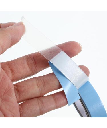 Healeved Double-Sided Hair Extension Tape - 1 Roll Lace Wig Tape for Secure Hairpiece Hold - 4.70x4.70x1.30CM Blue - Buy Online on GoSupps.com