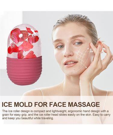 Acunny Ice Cream Mold Face Ice Mold Ice Cube Holders for Face Skin Care Silicone Roller Ice Cube for Ice Cube for Ice Cream Pink - Buy Online on GoSupps.com