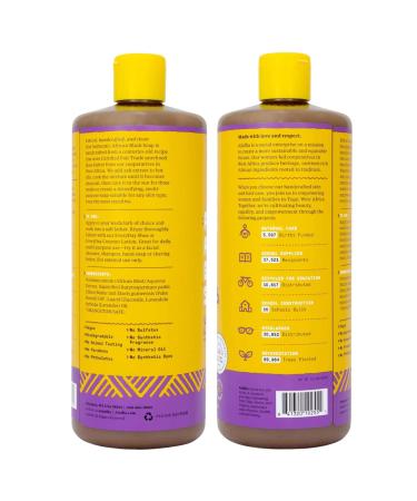 Alaffia African Black Soap - Wild Lavender 32 Fl Oz (Pack of 1) - Buy Online on GoSupps.com
