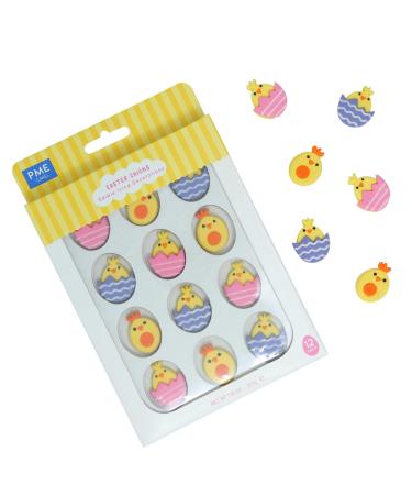 PME Easter Edible Sugar Decorations - Chicks Set of 12 - Buy Online on GoSupps.com