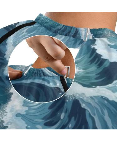 Waterproof Barber Cape - Sea Wave & Cheetah Print Haircut Bib for Men & Women | Unisex Hair Cutting Cape - Buy Online on GoSupps.com