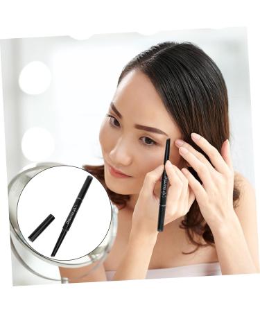 Beatifufu 3pcs Long Lasting Eyebrow Pencils Double Head Eyebrow Pencil Eyebrow Pencil Brush Chocolate - Buy Online on GoSupps.com