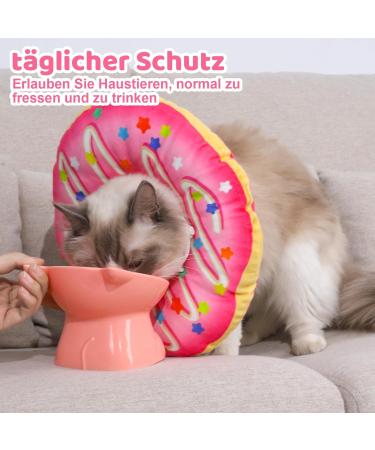 Shop Halskruff Adjustable Donut Cat Collar - Soft Anti-Bite Protective Collar for Kittens & Puppies | Post-Surgery Recovery - Buy Online on GoSupps.com