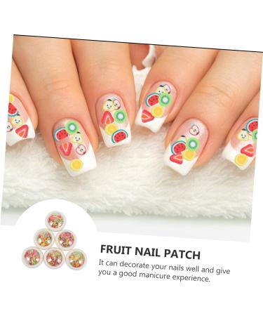 Housoutil 6 Boxes Fruit Nail Patch Accessories for Girls Fruit Pattern Nail Decorations Fingernail Decor Fruit Slices for Nail Art Nail Tech Accessories Stickers Boxed Polymer Clay Suite 3d - Buy Online on GoSupps.com