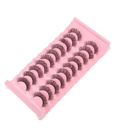 Baluue 10 Pairs False Eyelashes Eyelash Fluffy Eyelashes Extensions Lash Extensions Lashes Full False Eyelashes False Eyelashes Makeup False Eyelashes Imitation
