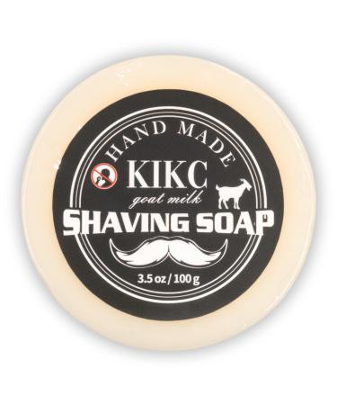 Shaving Soap for Men Wet Shave Soap 1 puck 3.5oz 100gram Goat Milk Scent