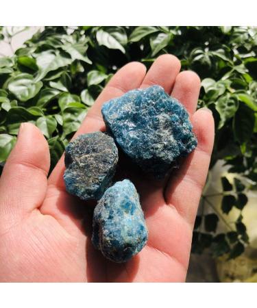 500g Rough Natural Blue Apatite Quartz Crystal Stone Natural Luster - Buy Online on GoSupps.com