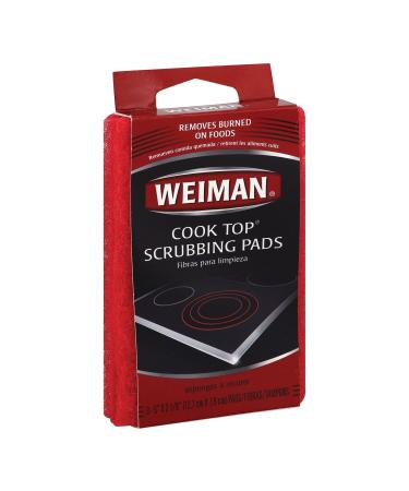 Weiman, Cook Top Scrub Pad, 3 PC (Pack of 6)