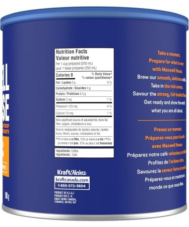 Maxwell House Breakfast Blend Ground Coffee 900G Canister Unflavored 900 g (Pack of 1) - Buy Online on GoSupps.com