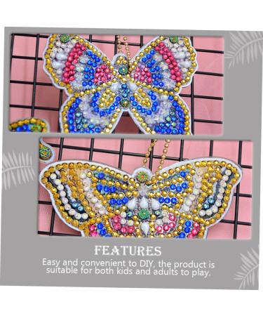 Anneome 5pcs Key Chain Keychain for Kids Handbag Hanging Decor Diy Diamonds Pendants Blush 5d Self Made - Buy Online on GoSupps.com