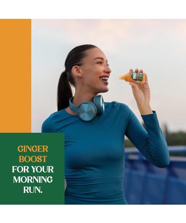 Gourmanity Organic Peruvian Ginger Shots with Turmeric Orange and Carrot Juice for Added Wellness Easy Grab & Go Ginger Shots Bottles No Additives or Fillers (12 x 2.03oz/60 ml) - Buy Online on GoSupps.com
