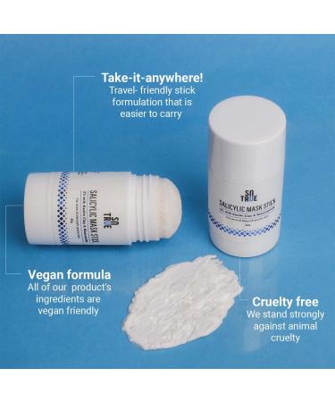 Sotrue 2% Salicylic Acid Face Mask Stick - Acne & Blackhead Treatment with Kaolin Clay | Deep Exfoliation Reduces Oil & Blemishes | 40G - Buy Online on GoSupps.com