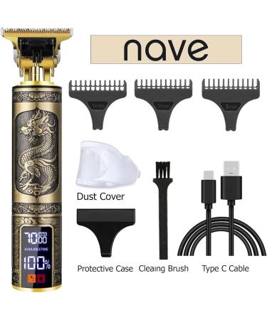 Nave Beard & Hair Trimmer for Men - Rechargeable Electric Razor Cordless Clippers Perfect Grooming Gift for Husband & Father - Buy Online on GoSupps.com