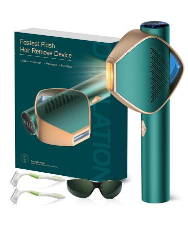 Super -fast flash IPL Devices Hair removal laser with groundbreaking IGBT technology 3 in 1 painless IPL hair removal device for women and men - unlimited lightning