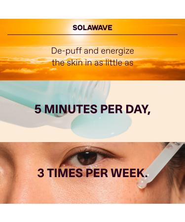 SolaWave 4-in-1 Facial Wand & Renew Complex Serum Bundle | Red Light Therapy & Microcurrent Device for Anti-Aging | Face Massager with Anti-Wrinkle Serum - Matte Black - Buy Online on GoSupps.com