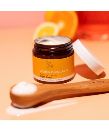 Vitamin C & Collagen Night Cream | Brightening & Hydrating - International Shipping Available - Buy Online on GoSupps.com