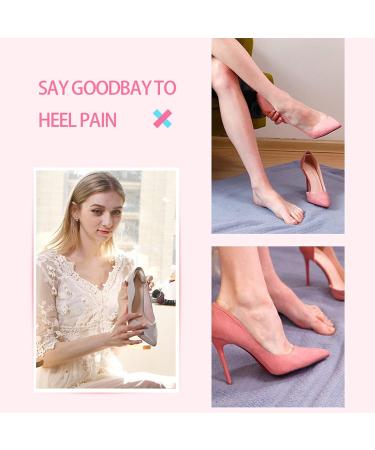 8 Pairs Heel Cushions Pads - Non-Slip Self-Adhesive Insoles for Comfort - Black & Meat-Colored Foot Care - Buy Online on GoSupps.com