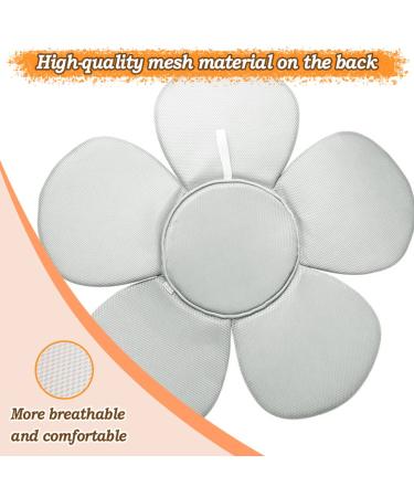 Vocheer Flower Baby Bath Support Pad - Grey | Infant Bathtub Mat for Newborn Comfort - Buy Online on GoSupps.com