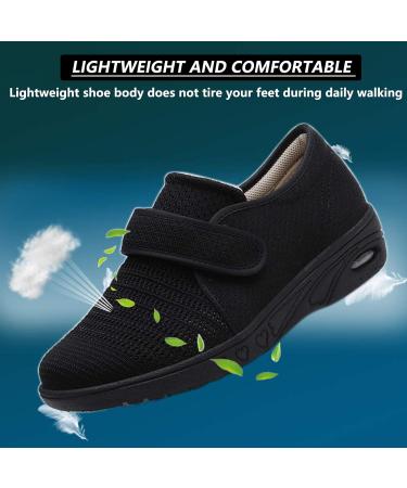 ALASON Diabetic Shoes for Women - Extra Wide Slippers for Swollen Feet and Hallux Valgus - Health Shoes for Seniors - Therapy Shoes for Outdoors - Bandage Blue 38EU/Lable40 - Buy Online on GoSupps.com
