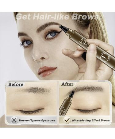 Buy Waterproof 4 Tip Microblading Eyebrow Pencil for Natural-Looking Brows - Long-Lasting Red Brown | International Shipping Available - Buy Online on GoSupps.com