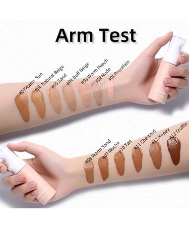 Clawrex Flawless Foundation matte foundation liquid primer makeup for waterresistant longlasting watery and smooth 02 nature 30 ml - Buy Online on GoSupps.com