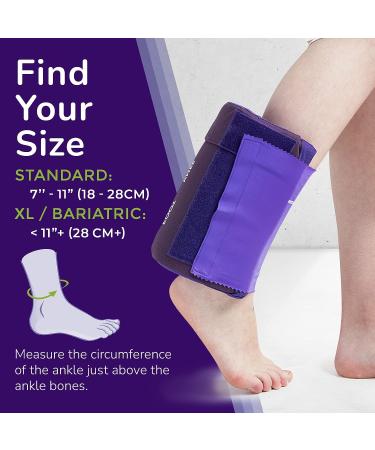 Ulcer Solutions Heel Keeper | Pressure Sore Heel Protectors | Lightweight, Breathable Lifts for Comfort and Mobility | Standard Size 7-10.5 inches (18-27cm) - Buy Online on GoSupps.com