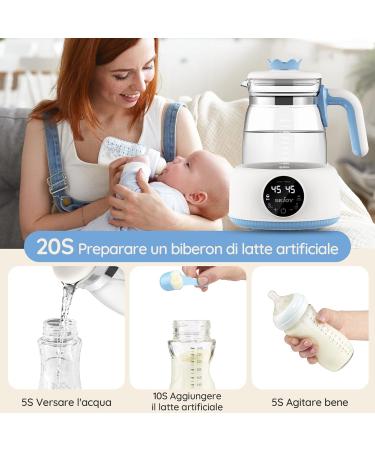 Sejoy Baby Formula Kettle: Fast Water Dispenser for Accurate Temperature Control - 1.2L - Buy Online on GoSupps.com