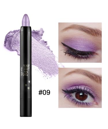BOOBEES Waterproof Eyeshadow Pencil Crayon - Shimmer Cream Eyeshadow Pen for Easy Glittering Eye Makeup (09#) - Buy Online on GoSupps.com