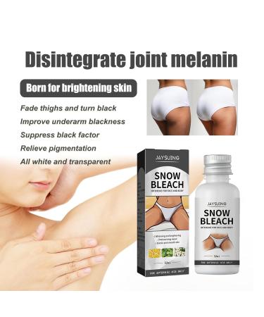 Snow Bleach Cream - Skin Bleaching & Underarm Whitening for Private Parts (2oz) | Effective Skin Corrector for Intimate Areas - Buy Online on GoSupps.com