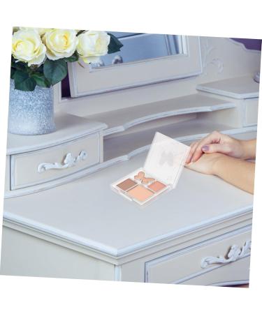 VINTORKY Plastic Pink Eyeshadow Palette Eye Shadow Plate Glitter Eyeshadow Makeup Tray - Buy Online on GoSupps.com