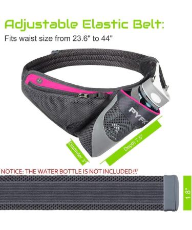 YFK Running Belt Hydration Waist Pack with Water Bottle Holder - Reflective Rose | Men Women Waist Pouch Fanny Bag - Buy Online on GoSupps.com