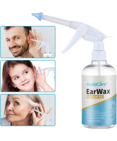 HailiCare Earwax Removal Kit | Safe & Comfortable Ear Cleaning Tools for Adults & Kids - 500ml Spray Bottle - Buy Online on GoSupps.com
