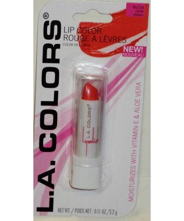 La Colors Lip Color (Blc 14 Coral Sheen)