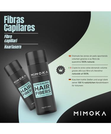 Mimoka Scatter Hair 100% Natural Microfibers for Instant Coverage | Dark Brown Powder for Men & Women - 30g - Buy Online on GoSupps.com