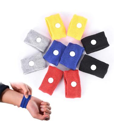 ifory 5 Pair Motion Sickness Bands Anti-Nausea Wristband for Motion Sickness and Morning Sickness Sea Bands for Motion Sickness Kids and Adult