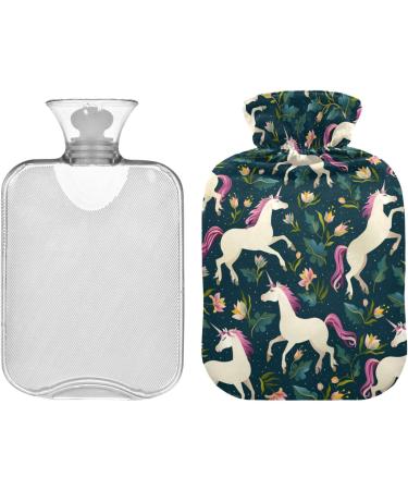 Buy Unicorn Forest Hot Water Bottle - 2L Cover for Pain Relief & Bed Warmer | Ideal for Sports Injuries | International Shipping Available - Buy Online on GoSupps.com