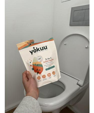 YOKUU Eco-Friendly Toilet Cleaner Tablets | 30-Count Limescale Remover | Mint Eucalyptus Scent | Plant-Based Formula | Non-Toxic & Chemical-Free - Buy Online on GoSupps.com