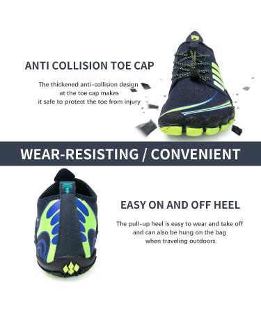 AFT AFFINEST Water Shoes Quick Dry Barefoot Beach Sneakers - Blue (14 Women/13 Men) - Buy Online on GoSupps.com