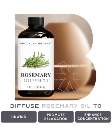 Brooklyn Botany Lemon & Rosemary Essential Oils 4 Fl Oz (Pack of 2) 100% Pure & Natural Refreshing & Clarifying Aromatherapy Blend - Buy Online on GoSupps.com