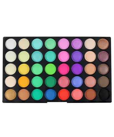 120 Color Eyeshadow Palette Set | Matte, Pearlescent & Metallic Shadows for Professional and Novice Use | Ideal for Women & Girls - Buy Online on GoSupps.com