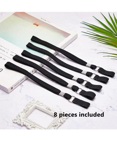 8 Pack Cane Wrist Strap Walking Sticks Wrist Strap Elastic Nylon Wrist Strap Black Wrist Straps for Senior Walking Sticks Hiking Cane - Buy Online on GoSupps.com