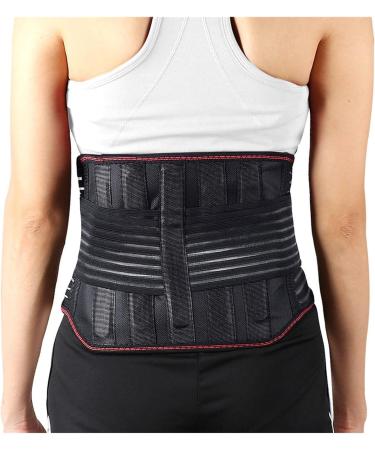 Tosoft Self-Warming Lumbar Support Belt for Adults | Pain Relief & Protection | Black M/Medium - Buy Online on GoSupps.com