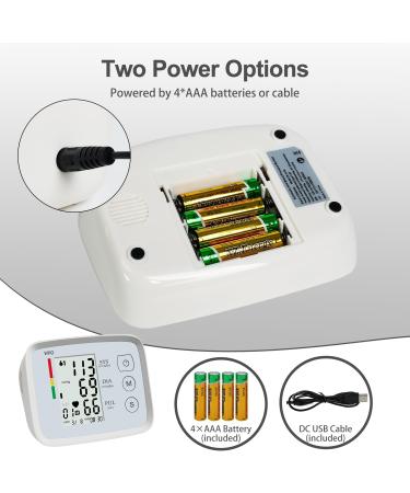 Buy Accurate Upper Arm Blood Pressure Monitor for Home Use - Adjustable Cuff Two User Mode Non-Rechargeable - Buy Online on GoSupps.com