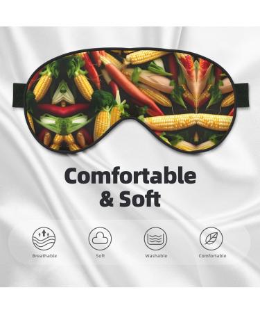Buy Vegetable Corn Soft Sleep Eye Mask | Breathable Eye Patch for Women | Ideal for Travel & Relaxation - Buy Online on GoSupps.com
